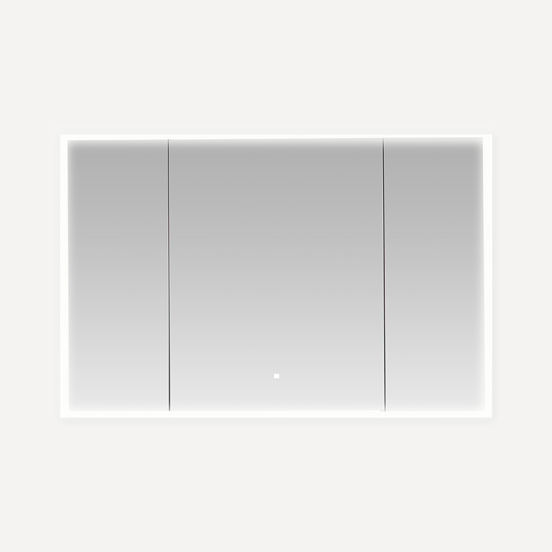 Edge Royale 48x32 LED Lighted Triple Door Medicine Cabinet