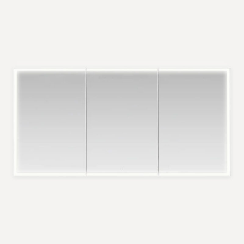 Edge Royale 60x32 LED Lighted Triple Door Medicine Cabinet