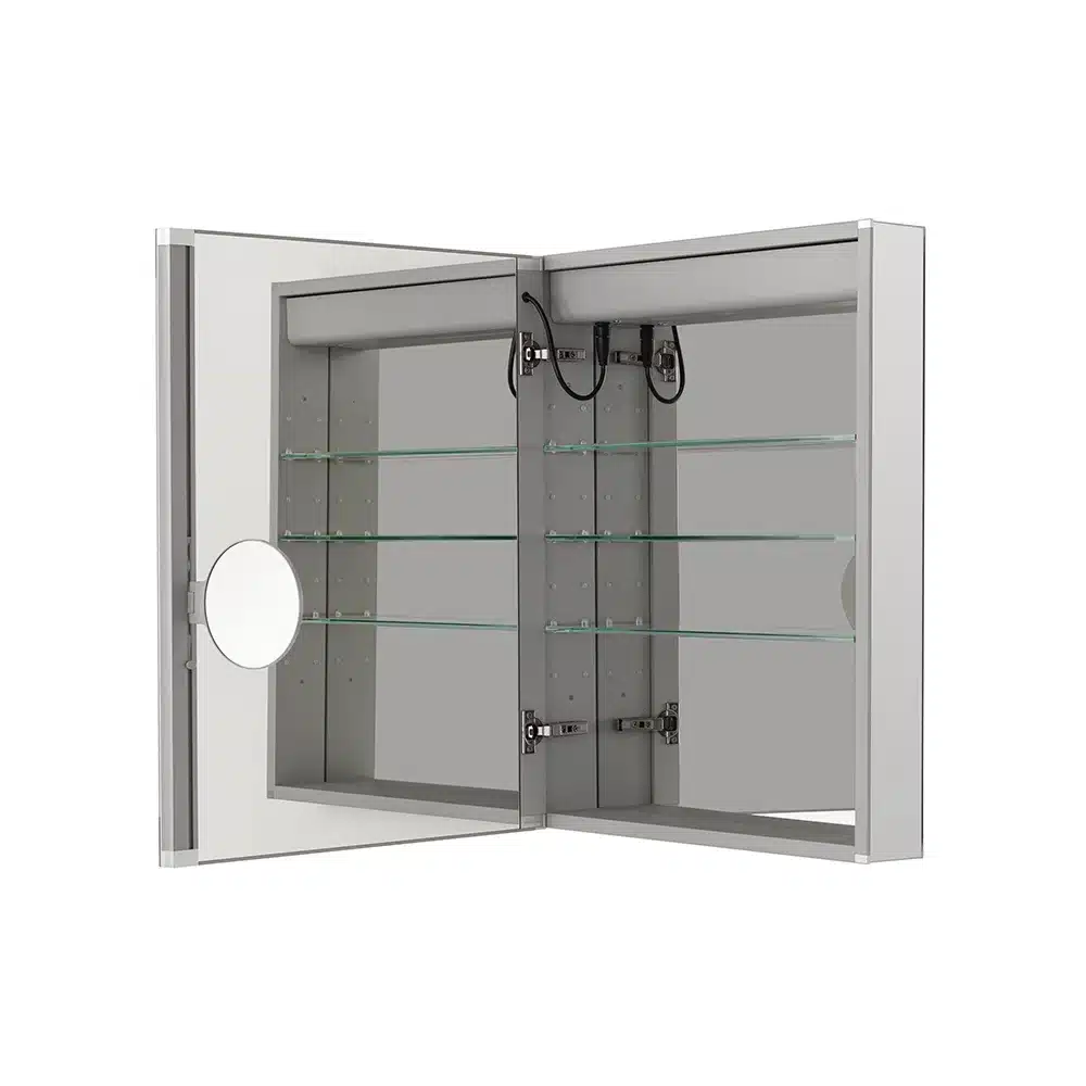 Royale Basic Q 24x30 Left Hinge LED Lighted Medicine Cabinet