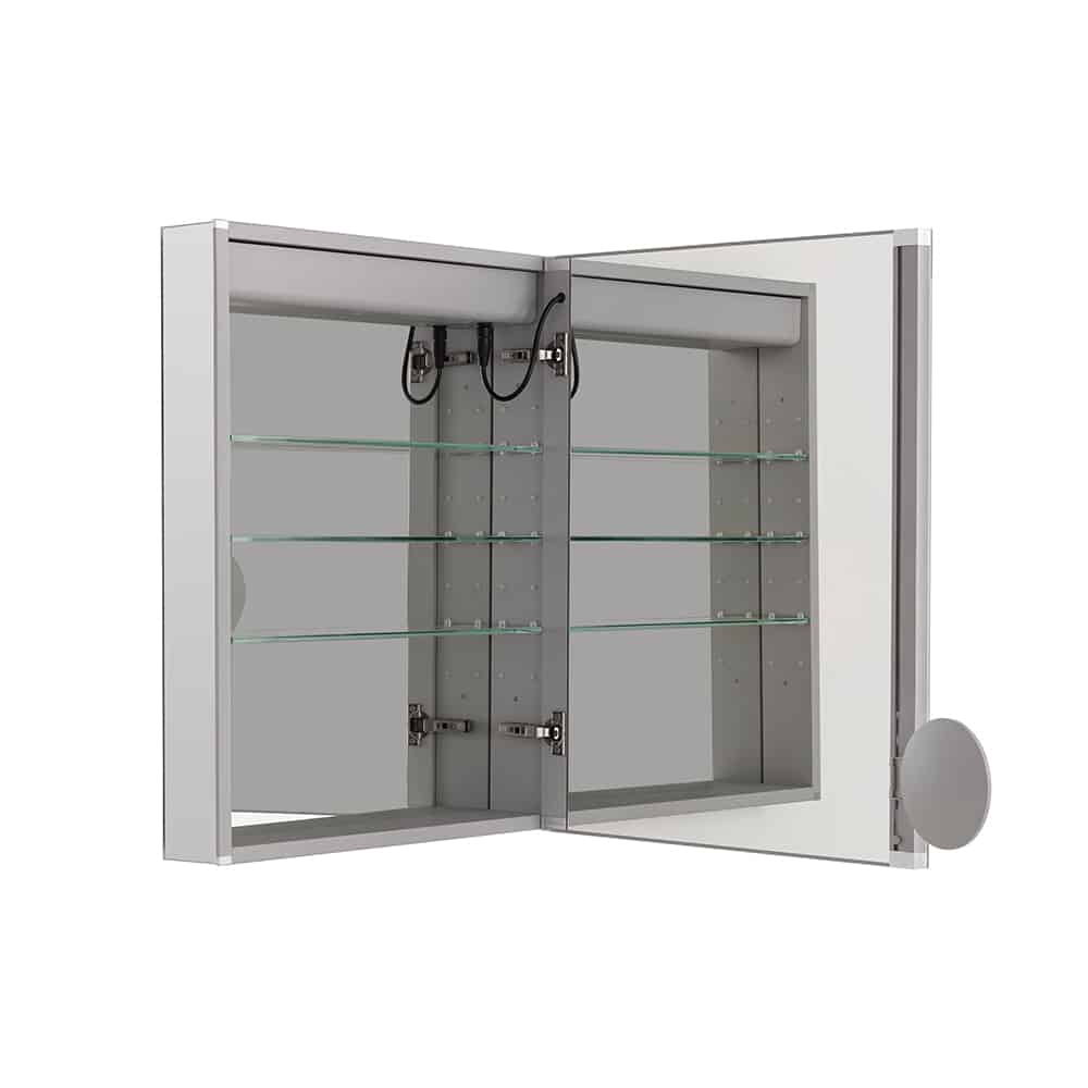 Royale Basic Q 24x30 Right Hinge LED Lighted Medicine Cabinet