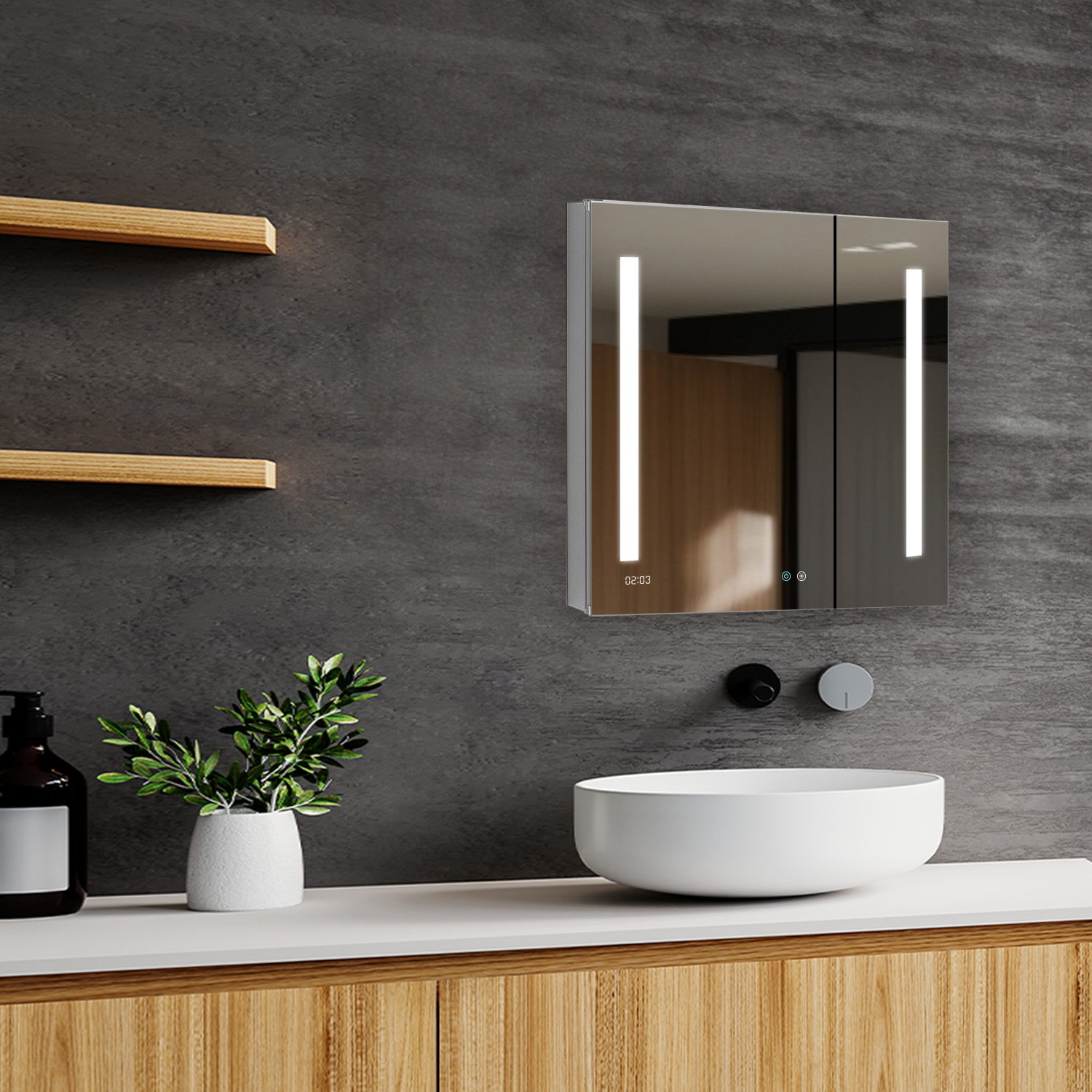 Signature Royale 36x30 LED Lighted Medicine Cabinet