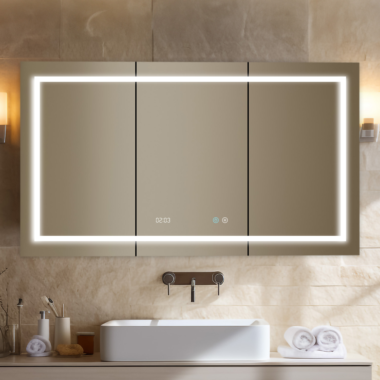 Signature Royale 60x30 LED Lighted Medicine Cabinet