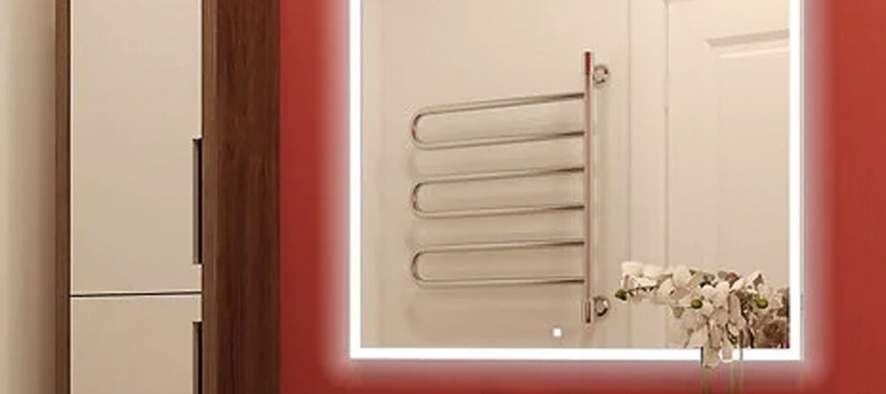 Edge 36x32 LED Lighted Bathroom Mirror