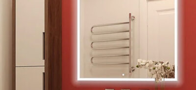 Edge 36x32 LED Lighted Bathroom Mirror
