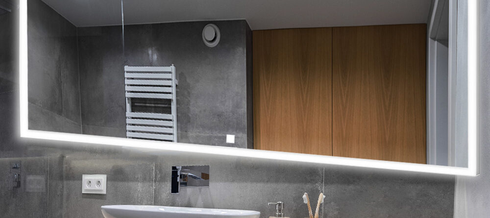 Edge 84x32 LED Lighted Bathroom Mirror