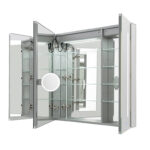 Signature Royale 40x30 LED Lighted Triple Door Medicine Cabinet