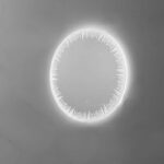 Flame 24 Inches LED Lighted Bathroom Mirror