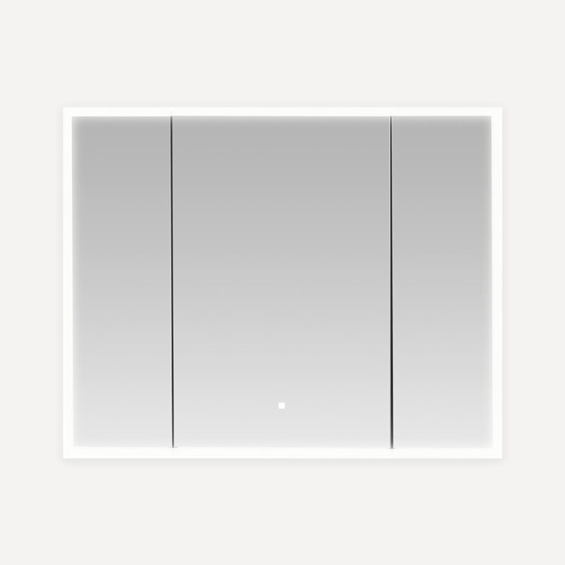 Edge Royale 40x32 LED Lighted Triple Door Medicine Cabinet