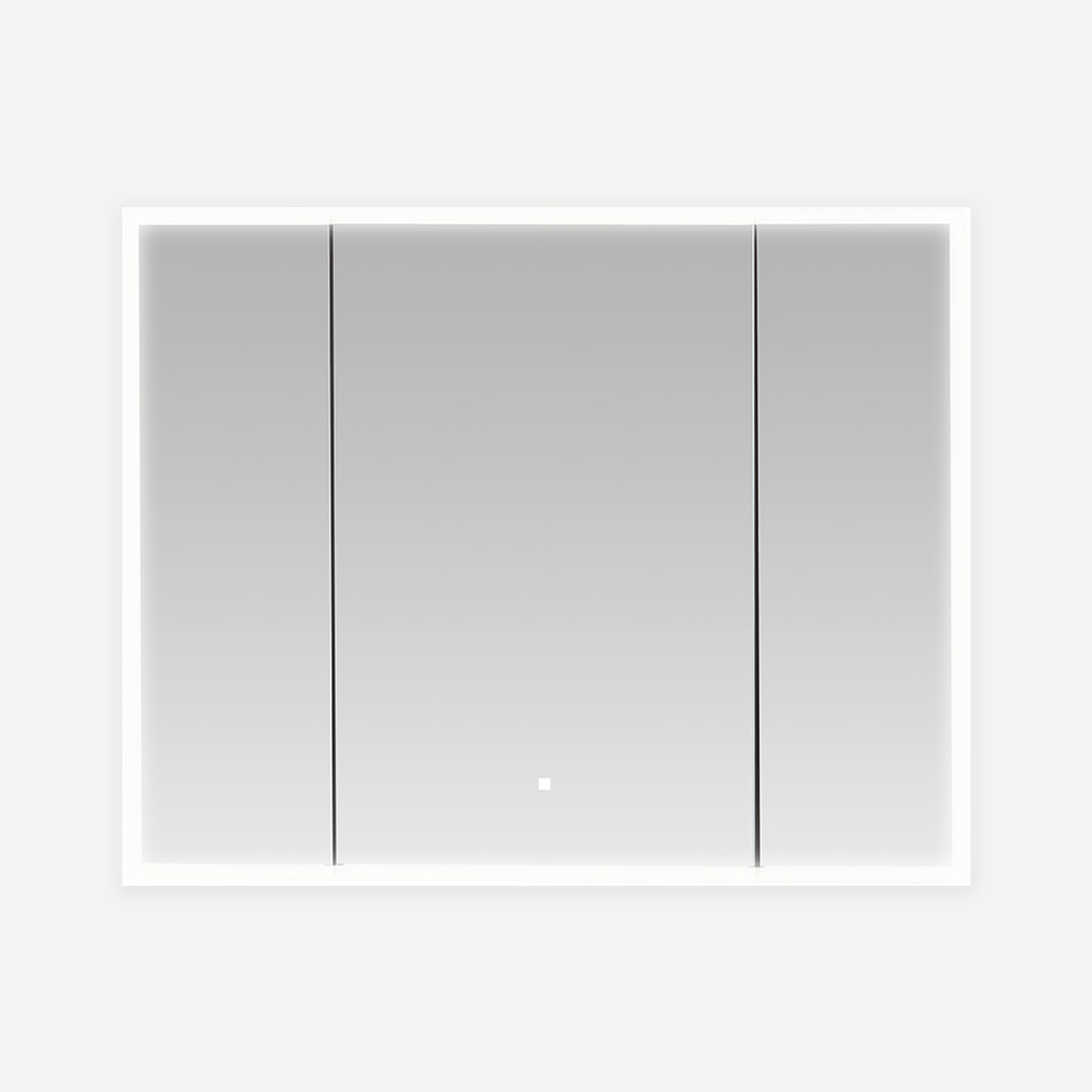 Edge Royale 40x32 LED Lighted Triple Door Medicine Cabinet