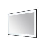  AQUADOM Lexington 60"x36"x2.28" LED Lighted Framed Mirror for Bathrooms with Defogger, Dimmer, Touch Control, 3 Color Lighting in Matte Black