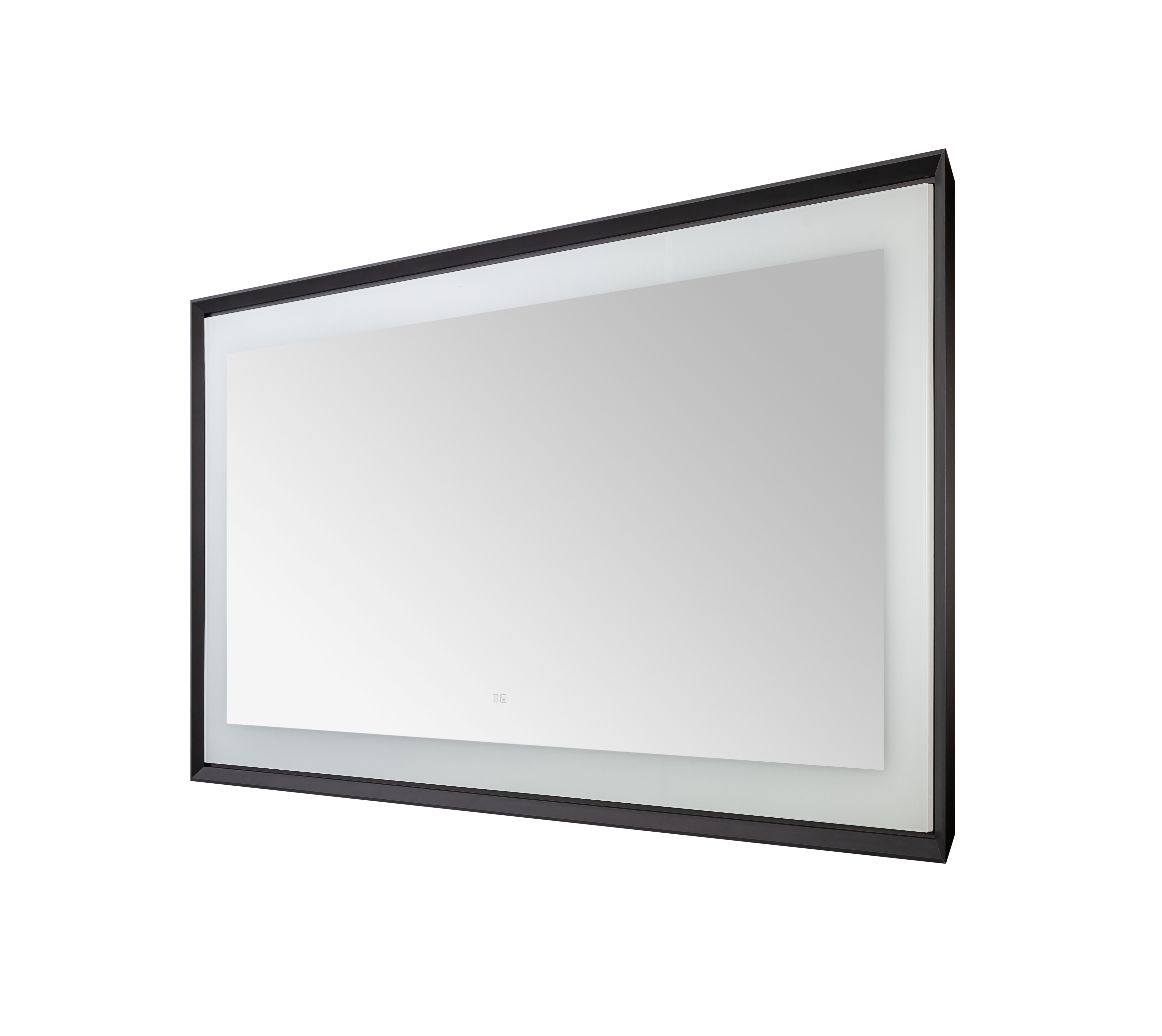  AQUADOM Madison 72"x36"x2.28" LED Lighted Framed Mirror for Bathrooms with Defogger, Dimmer, Touch Control, 3 Color Lighting in Matte Black