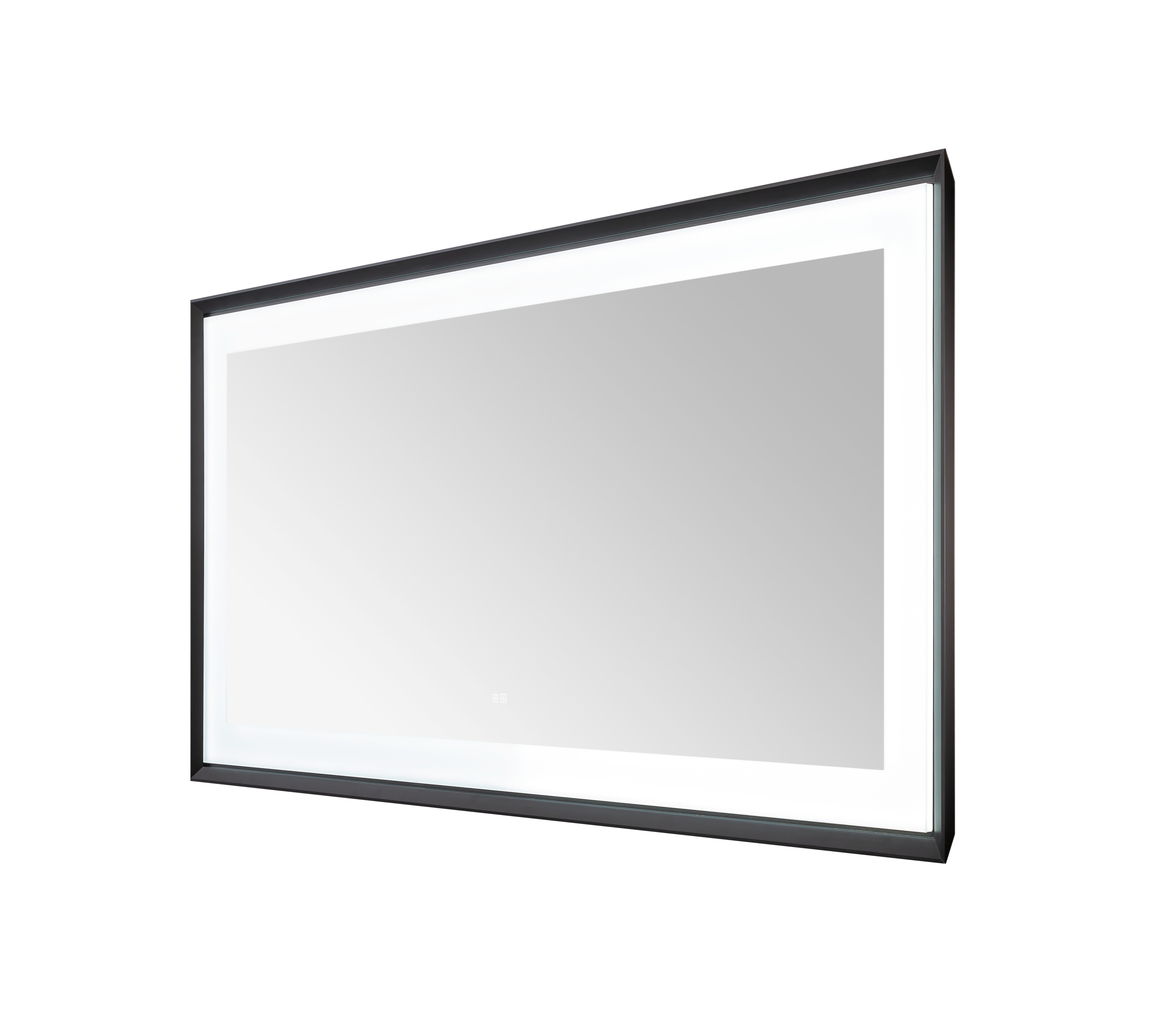  AQUADOM Madison 72"x36"x2.28" LED Lighted Framed Mirror for Bathrooms with Defogger, Dimmer, Touch Control, 3 Color Lighting in Matte Black