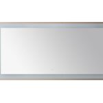  AQUADOM Lexington 72"x36"x2.28" LED Lighted Framed Mirror for Bathrooms with Defogger, Dimmer, Touch Control, 3 Color Lighting in Brushed Gold